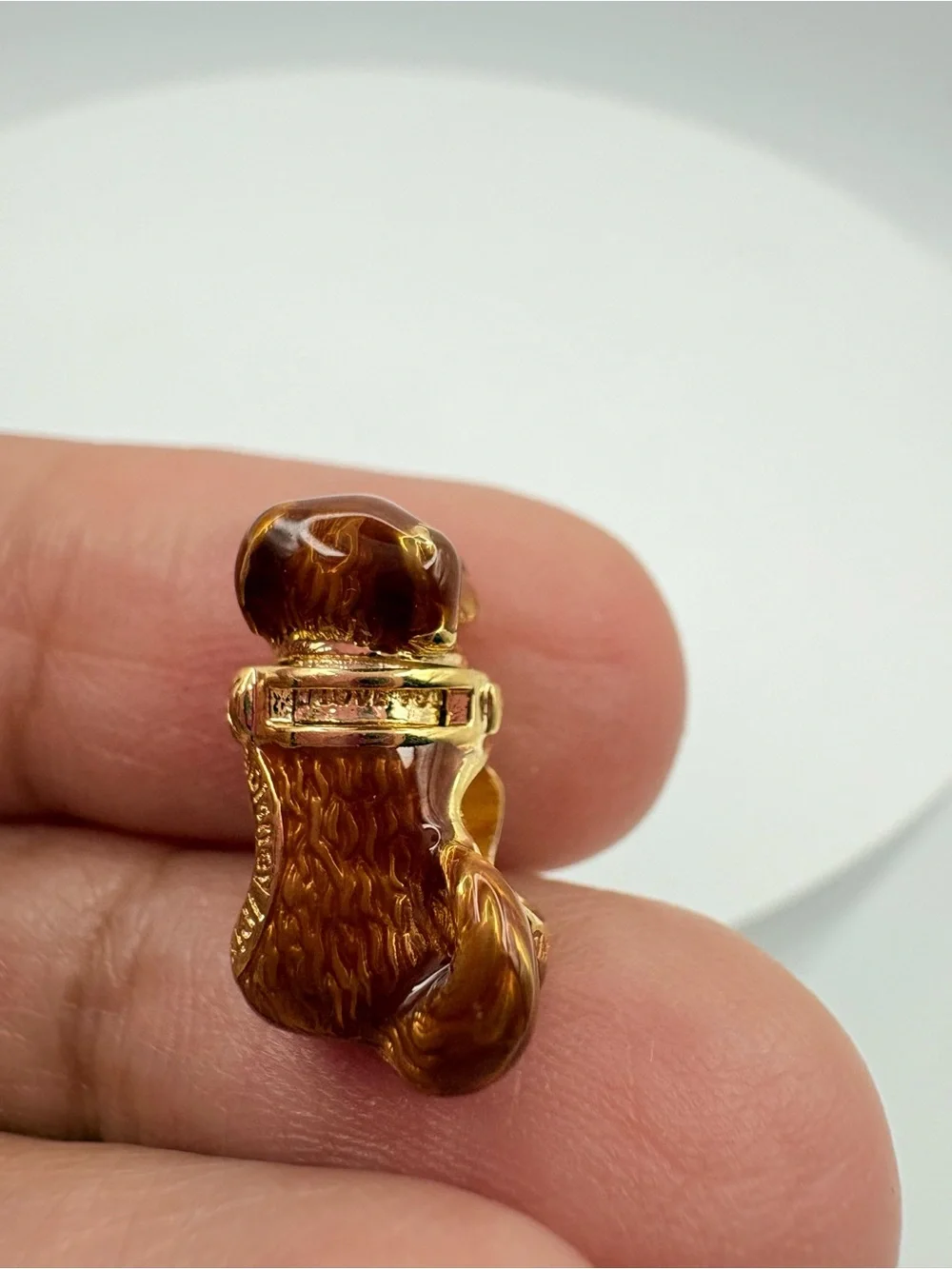 Pandora Disney Pixar Up Dug 14k gold-plated Charm